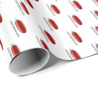 Italienisches San Marzano Tomato Geschenkpapier