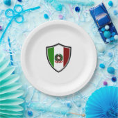 Italienisches Schildschild Pappteller (Party)