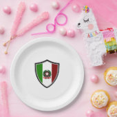 Italienisches Schildschild Pappteller (Party)