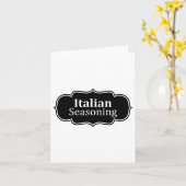 Italienisches Seasing Halloween Kostüm Funny Dress Karte (Gelbe Blume)