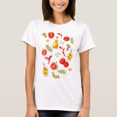 Italienisches Shirt zur Küche | Rosemary Tomato Ol (Vorderseite)
