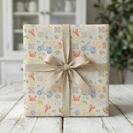 Italienisches Sommer-Mediterranes Geschenkpapier