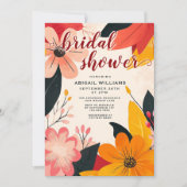 Italienisches Sonnenuntergang Inspiriert Brautpart Einladung (Vorderseite)