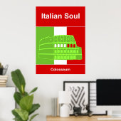 Italienisches Soul Poster (Heimbüro)
