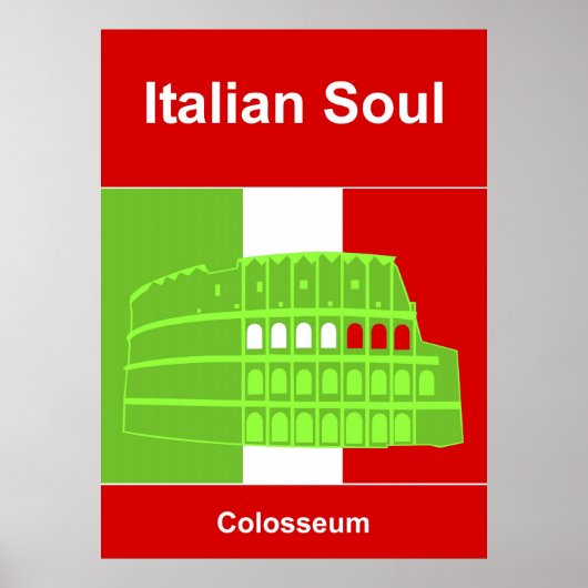 Italienisches Soul Poster (Vorne)