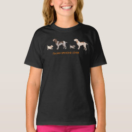 Italienisches spinone V-Hals Shirt