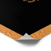 Italienisches Sprichwort Poster (Ecke)