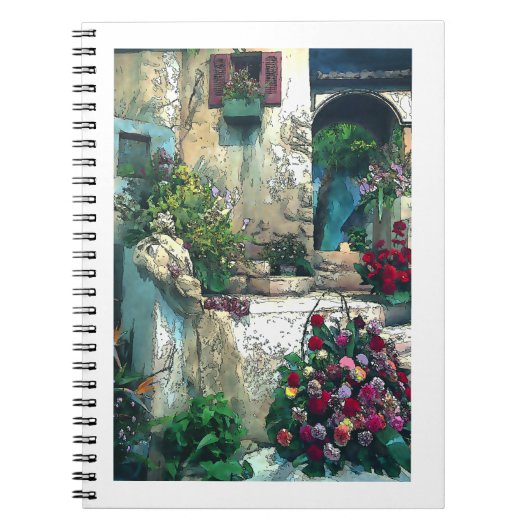 Italienisches Steps#2-Notebook Notizblock (Vorderseite)