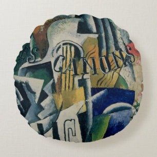 Italienisches Stillleben, 1914 Rundes Kissen