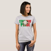 Italienisches Stolzt-shirt T-Shirt (Vorne ganz)