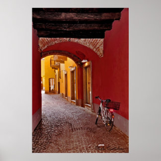 Italienisches Street Poster