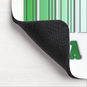 Italienisches Strichcodedesign Mousepad (Ecke)