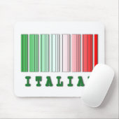 Italienisches Strichcodedesign Mousepad (Mit Mouse)