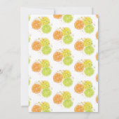 Italienisches Style Aperol Spritz Cocktail Brautpa Einladung (Rückseite)