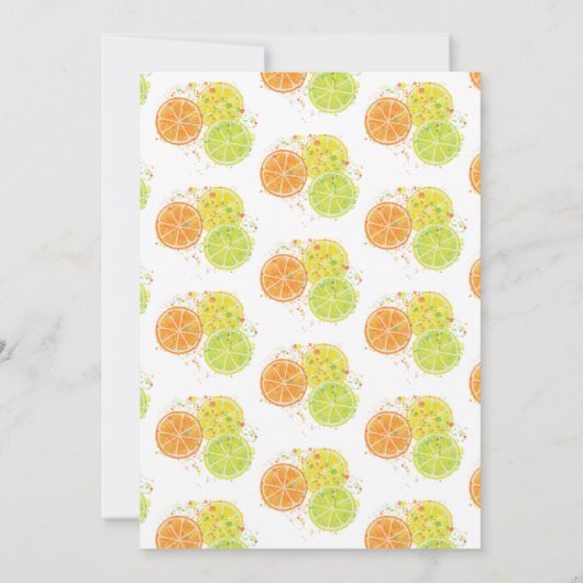 Italienisches Style Aperol Spritz Cocktail Brautpa Einladung (Rückseite)