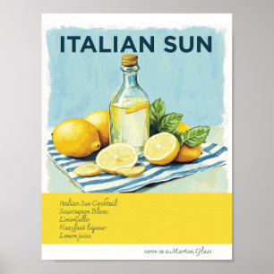 Italienisches Sun Poster