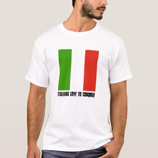 Italienisches T-Shirt Conquer (Vorderseite)