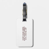 Italienisches Teigwaren-Mädchen Gepäckanhänger (Rückseite vertikal)