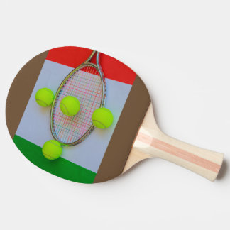 ITALIENISCHES TENNIS Ping Pong Paddle Tischtennis Schläger