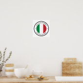 Italienisches Thema Werbeplakat Vorlage Poster (Küche)