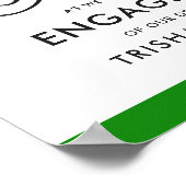 Italienisches Themenabend | Engagement Poster (Ecke)