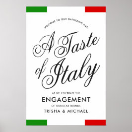 Italienisches Themenabend | Engagement Poster