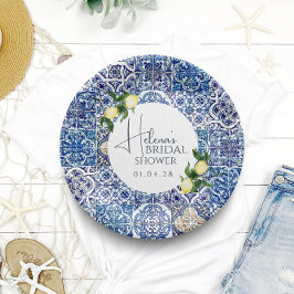 Italienisches Themenpapier | Elegantes Brautparty Pappteller