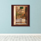 Italienisches Tor Leinwanddruck (Insitu (Holzboden))