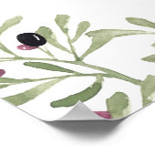 Italienisches toskanisches Begrüßungszeichen Poster (Ecke)