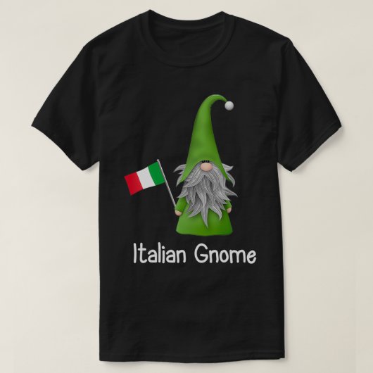 Italienisches Unternehmen mit der Flagge Italiens T-Shirt (Design vorne)