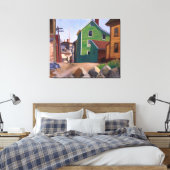 Italienisches Viertel, Gloucester | Edward Hopper  Leinwanddruck (Insitu (Schlafzimmer))