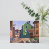 Italienisches Viertel, Gloucester | Edward Hopper Postkarte (Stehend Vorderseite)
