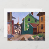 Italienisches Viertel, Gloucester | Edward Hopper  Postkarte (Vorne/Hinten)