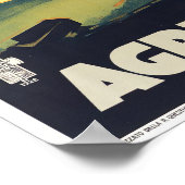 Italienisches Vintage-Poster Poster (Ecke)