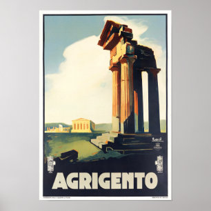 Italienisches Vintage-Poster Poster