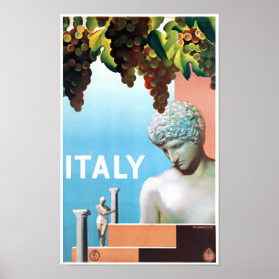 Italienisches Vintage Reiseplakat Poster