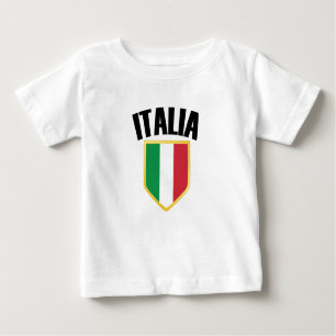 Italienisches Wappen - Italienische Flagge Baby T-shirt