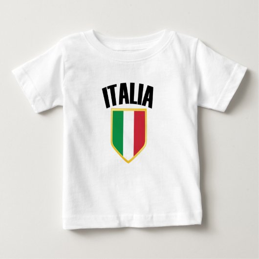 Italienisches Wappen - Italienische Flagge Baby T-shirt (Vorderseite)
