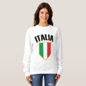 Italienisches Wappen - Italienische Flagge Sweatshirt (Vorne ganz)