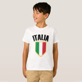 Italienisches Wappen - Italienische Flagge T-Shirt (Vorne ganz)