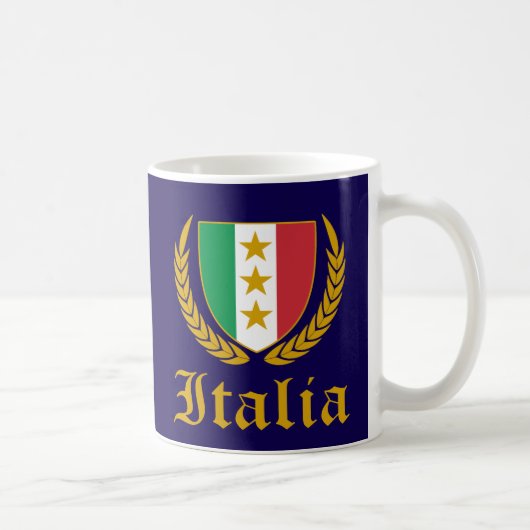 Italienisches Wappen Kaffeetasse (Rechts)