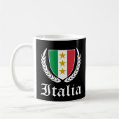 Italienisches Wappen Kaffeetasse (Links)