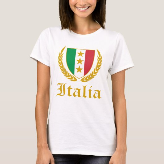 Italienisches Wappen T-Shirt (Vorderseite)