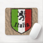 Italienisches Wappen Vintages Brown Mousepad (Mit Mouse)