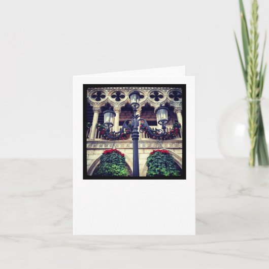 Italienisches Weihnachtsfest Feiertagskarte (Vorderseite)