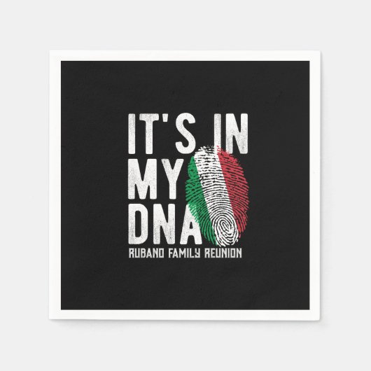 Italienisches Wiedersehen-Partys Serviette (Vorderseite)