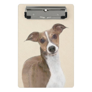 Italienisches Windhund-Gemälde - Süße originelle H Mini Klemmbrett