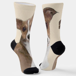 Italienisches Windhund-Gemälde - Süße originelle H Socken