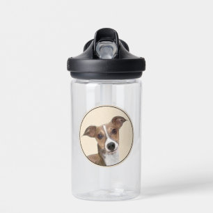 Italienisches Windhund-Gemälde - Süße originelle H Trinkflasche