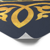 Italienisches Windhund oder Whippet im Renaissance Poster (Ecke)